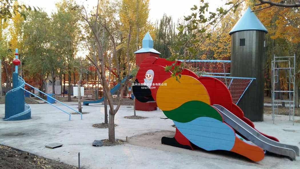 景区组合滑梯